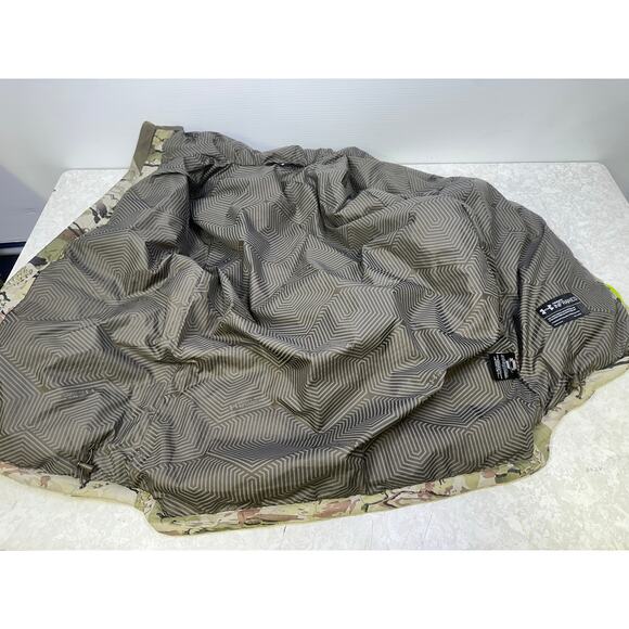 Under Armour Ridge Reaper Hunting Jacket w/Camouflage Pattern/Neon Zipper-Large - Picture 5 of 16